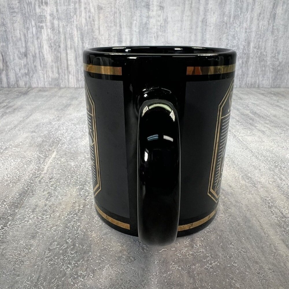 *RARE* Sea World Black and Gold Orcas Coffee Cup Mug Whale Tea - Picture 7 of 10